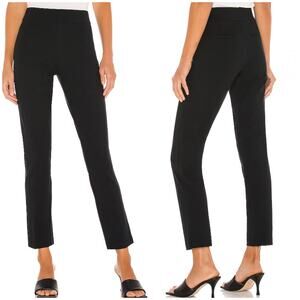 Spanx NWT The Perfect Pant Black Ponte Slim Straight Size L 20254R Elastic Waist